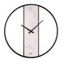 Wallity Demre - White Marble Reloj de Pared Decorativo
